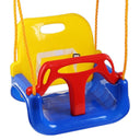 3-in-1 Kinderschaukel – Babyschaukel mit Rückenlehne & Sicherheitsbügel für Garten