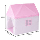 Kinderspielzelt Prinzessinnen-Schloss Rosa 130x98x125 cm – Spielhaus für Kinderzimmer und Garten, mit Vorhang und Fenstern – Bild 8