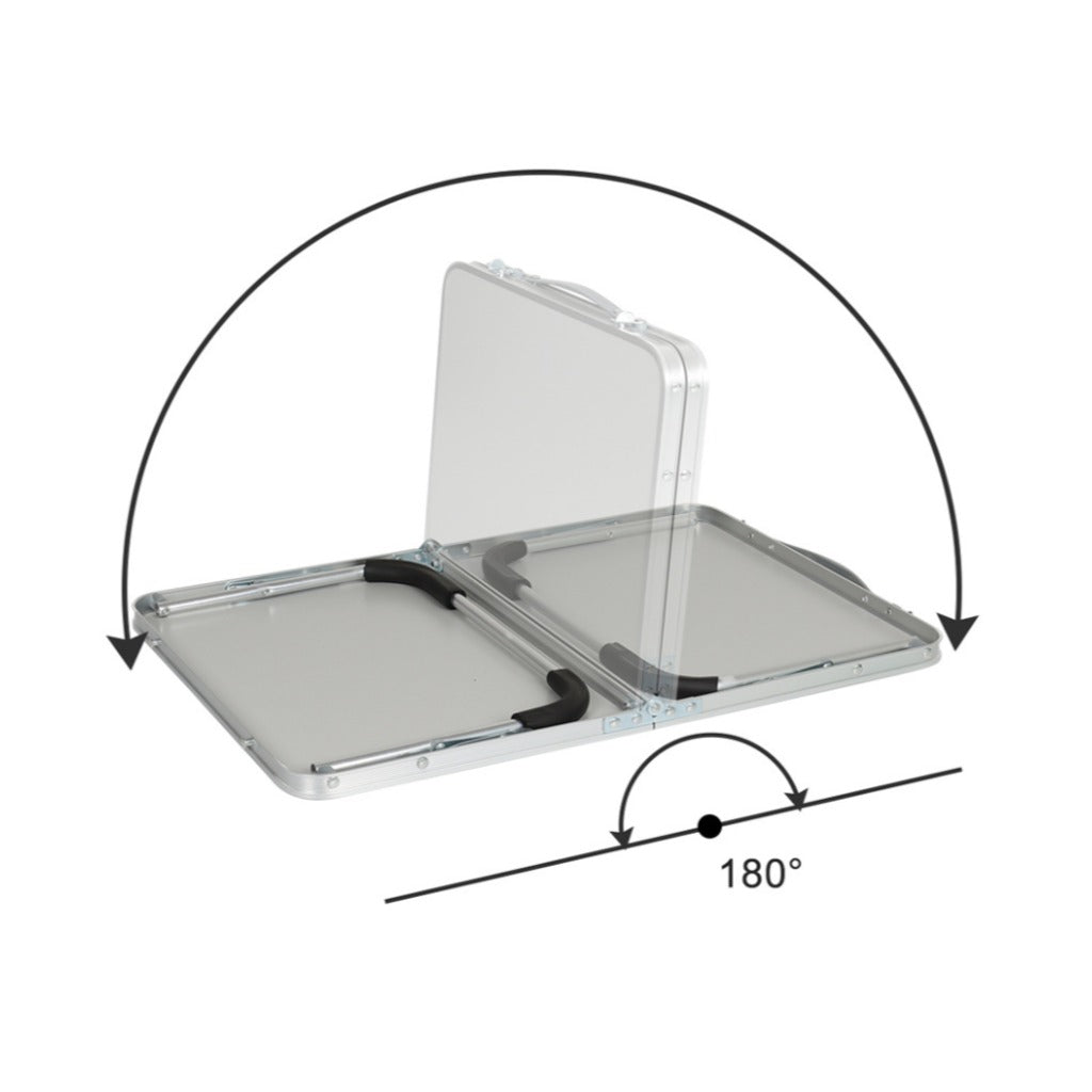 klappbarer Laptoptisch fürs Bett 40x30 cm – Betttisch Notebooktisch faltbar mit Anti-Rutsch-Füßen für Bett Sofa Campi – Bild 3
