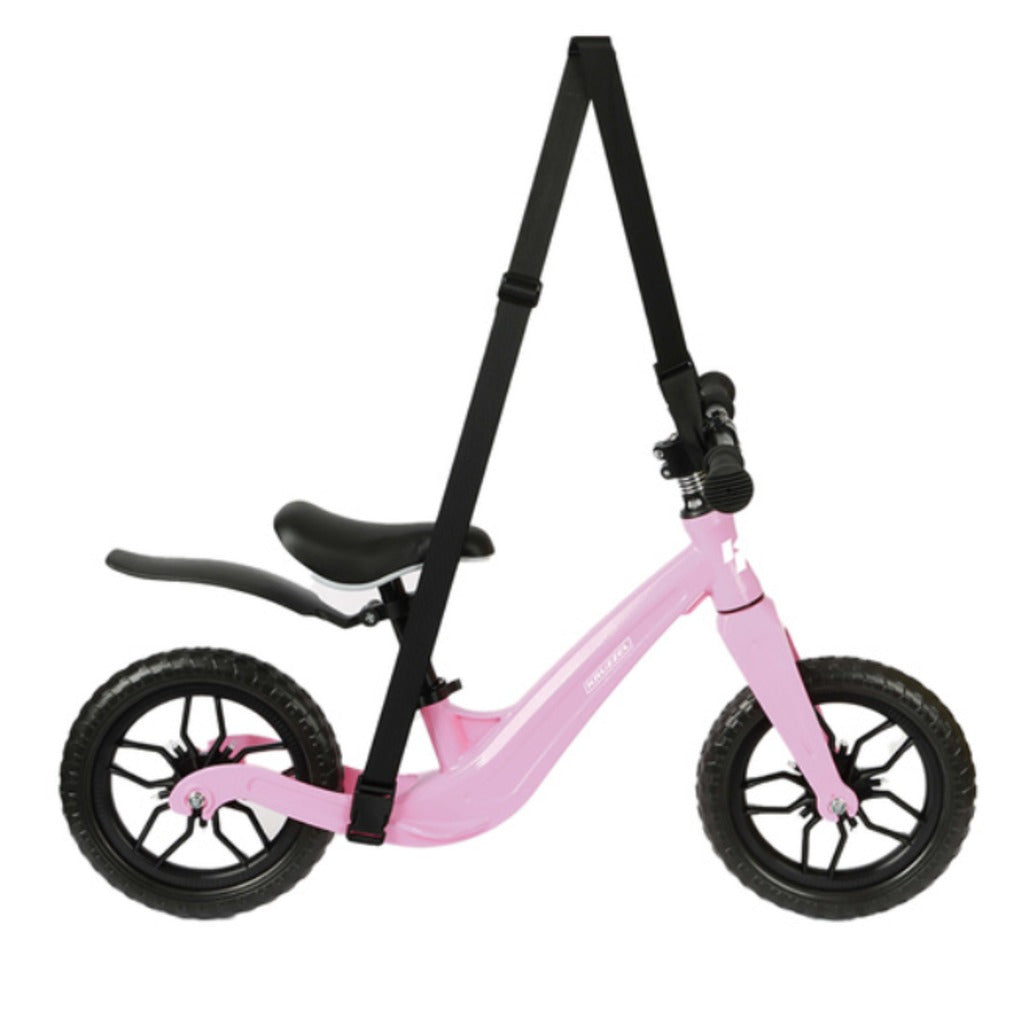 KRUZZEL Kinderlaufrad Rosa 12 Zoll Balance Bike ohne Pedale mit Magnesiumrahmen und EVA-Schaumrädern ab 2 Jahren – Bild 4