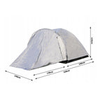 Kuppelzelt 3 Personen mit Vorzelt – wasserdichtes Campingzelt 320x190 cm für Outdoor & Camping – Bild 2