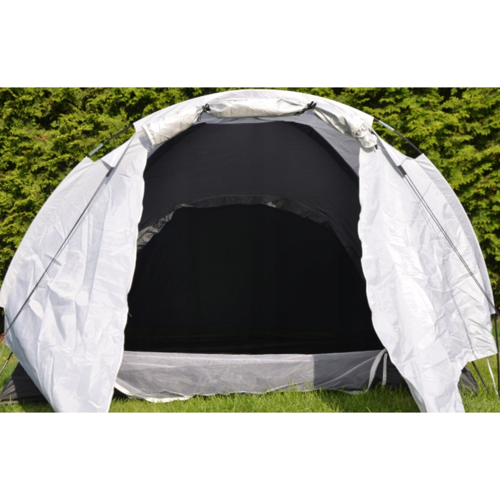 Kuppelzelt 3 Personen mit Vorzelt – wasserdichtes Campingzelt 320x190 cm für Outdoor & Camping – Bild 4