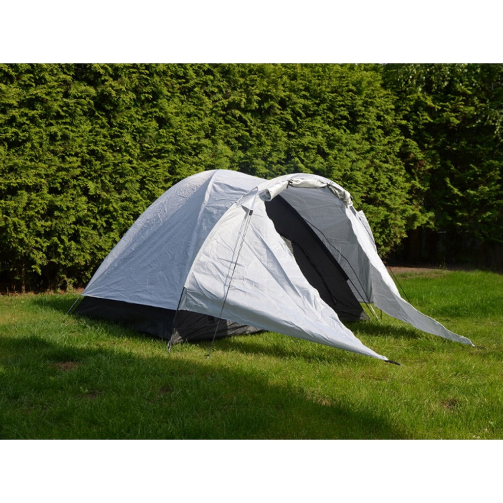 Kuppelzelt 3 Personen mit Vorzelt – wasserdichtes Campingzelt 320x190 cm für Outdoor & Camping – Bild 6