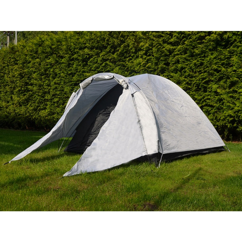 Kuppelzelt 3 Personen mit Vorzelt – wasserdichtes Campingzelt 320x190 cm für Outdoor & Camping – Bild 7