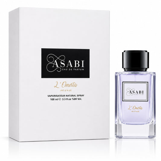 Asabi L'Omerta Eau de Parfum Intense 100 ml – langanhaltender Unisex-Duft holzig-zitrus orientalisch – Bild 2
