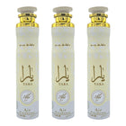 Lattafa Raumduft Set Lufterfrischer Yara Moi 3x300ml=900ml