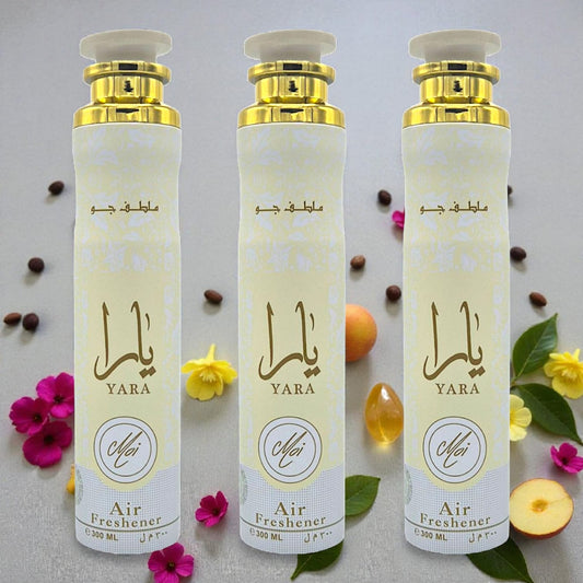 Lattafa Raumduft Set Lufterfrischer Yara Moi 3x300ml=900ml