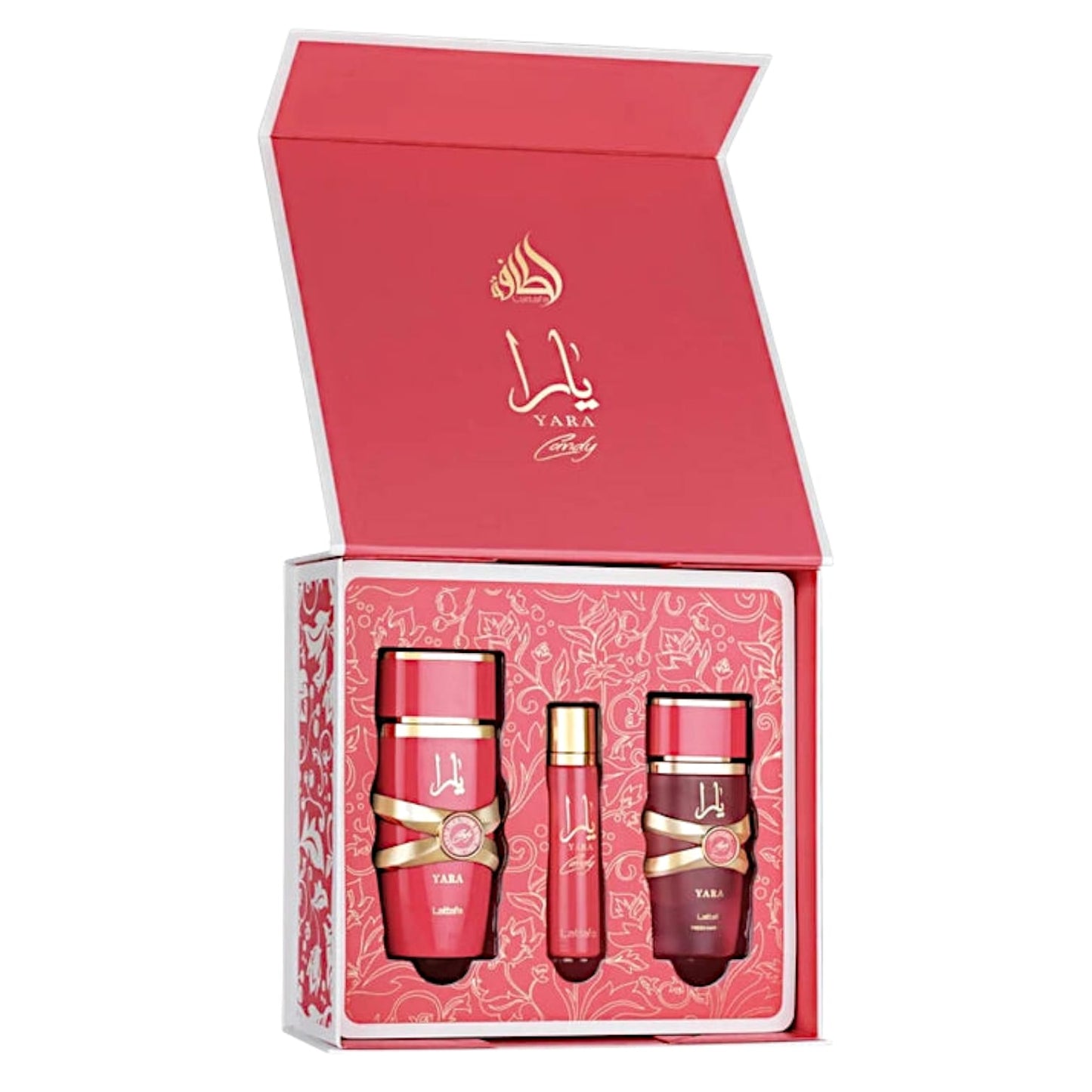 Lattafa Yara Candy Set Eau de Parfum 100ml 3 Teilig