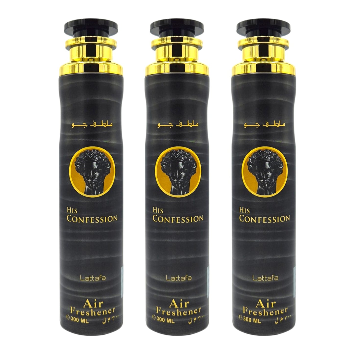 Lattafa His Confession Raumduft Set 3x300ml – Lufterfrischer & Raumspray