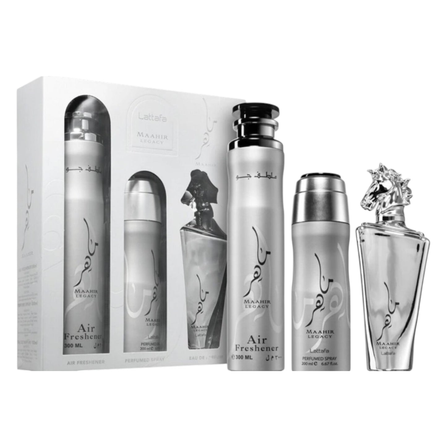 Lattafa Maahir Legacy Geschenkset Eau de Parfum 3 teilig