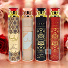 Lattafa Raumduft Set Lufterfrischer Badee Al Oud Glory, Sublime, Raghba, Ameerat Al Arab, Prive Rose  4x300ml=1200ml