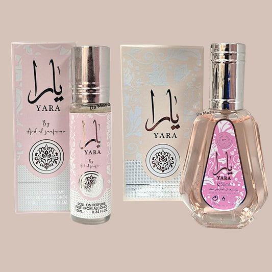 Lattafa Parfum Yara Set Eau de Parfum 50ml  und Yara Parfümöl 10 ml