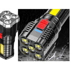 LED Taschenlampe USB Wiederaufladbar Suchscheinwerfer Biwak