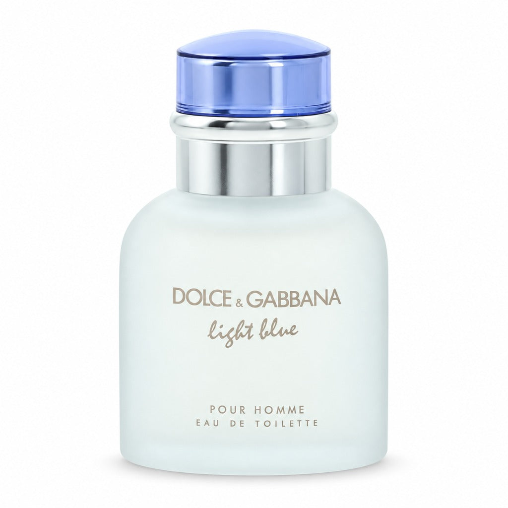 DOLCE & GABBANA Light Blue Pour Homme Eau de Toilette 40 ml – frischer Herrenduft mit Zitrone, Rosmarin und Patchouli