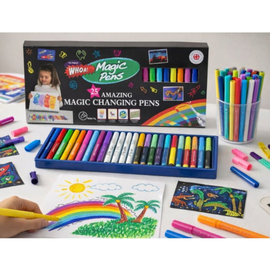 Titel
Magische Farbwechselstifte 25 Stück Set – Kreative Filzstifte für Kinder