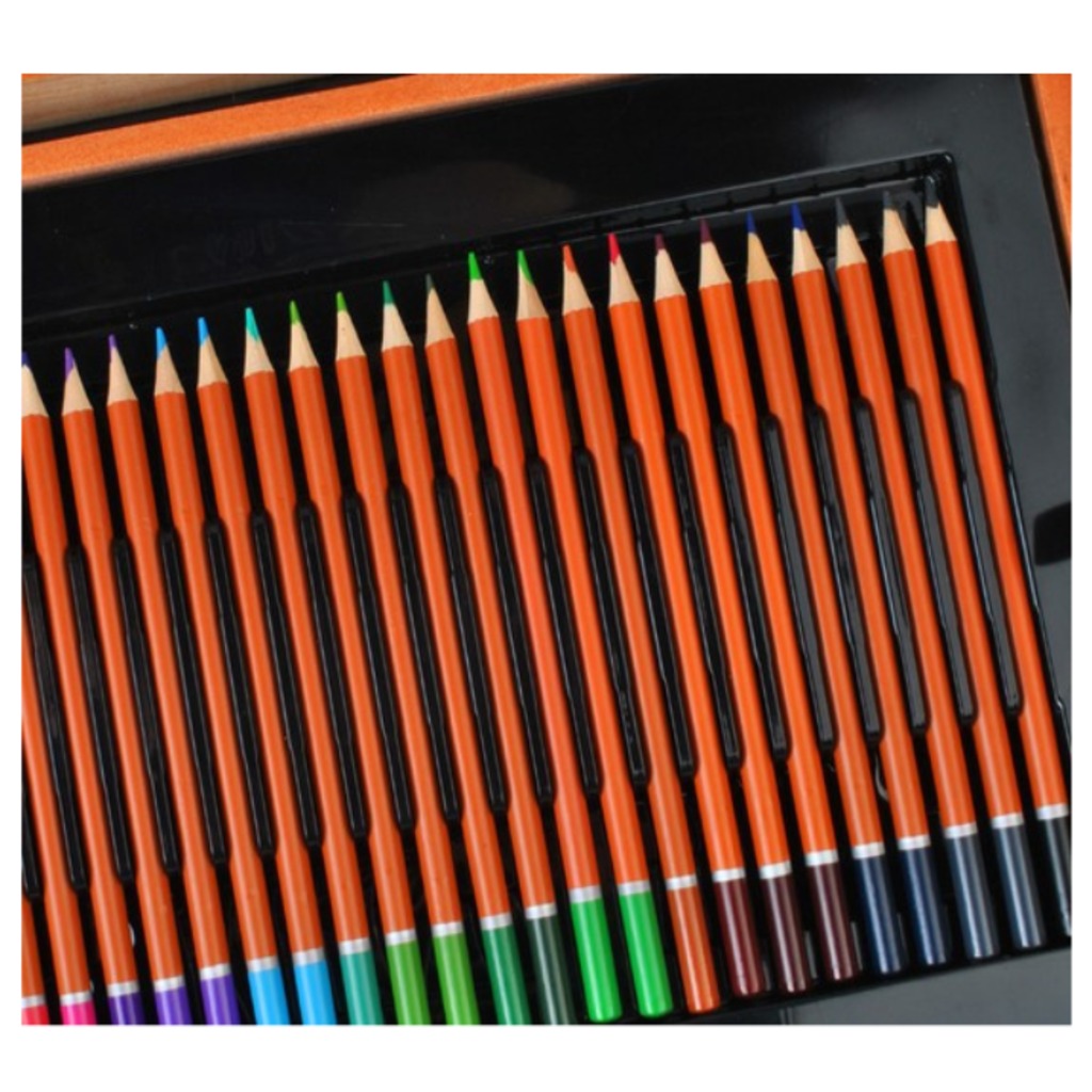 Maaleo Malset 177 Teile im Holzkoffer – XXL Kunstset mit Buntstiften, Markern, Ölpastellkreiden und Farben für Kinder und Erw – Bild 5