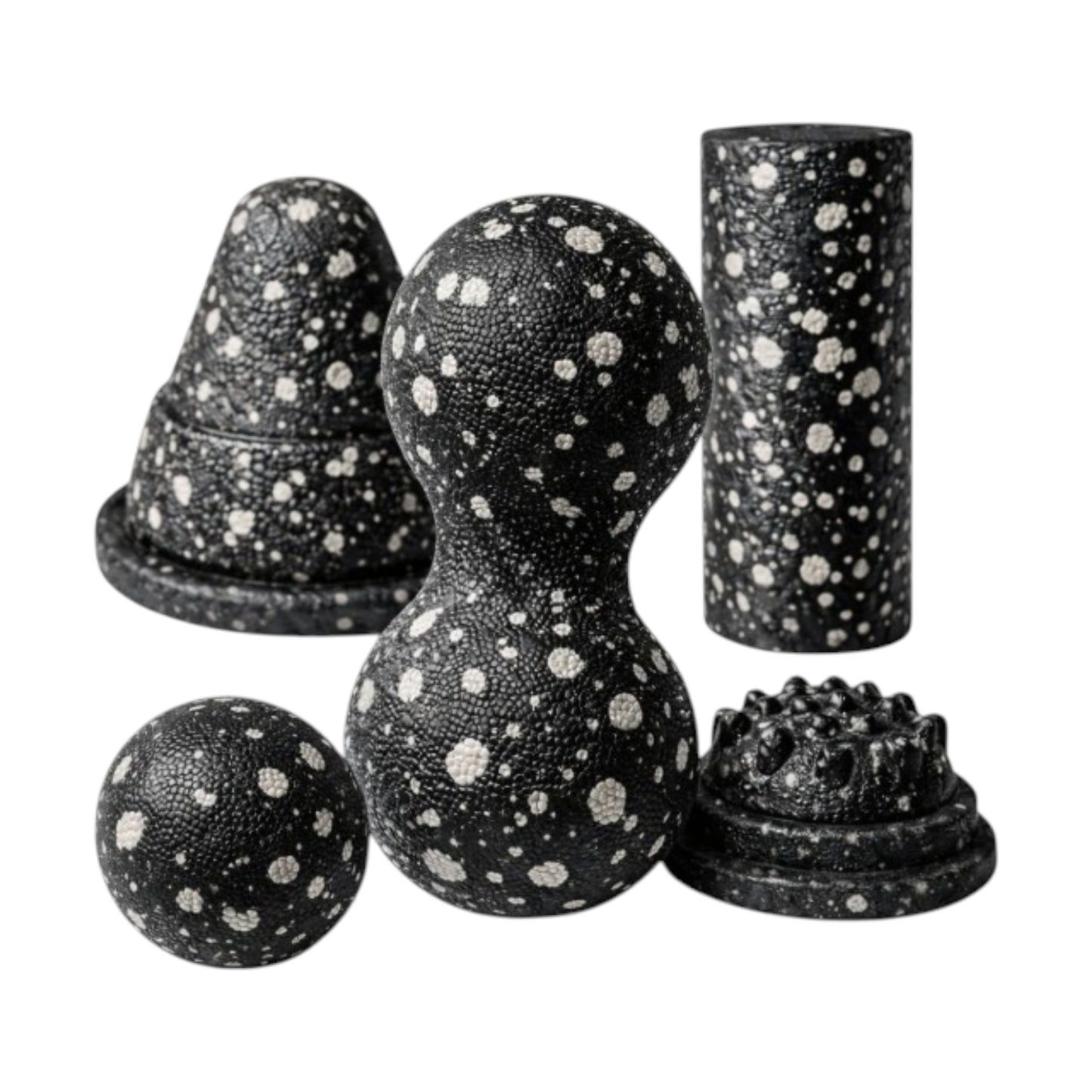 5-in-1 EPP Faszienrollen Set mit Ball & Duoball – Massageroller Set