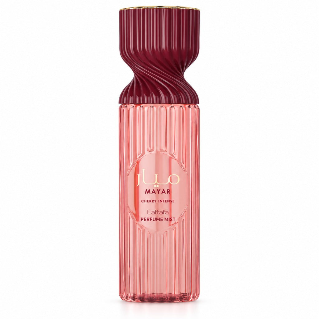 Lattafa Mayar Cherry Intense Perfume Mist 250 ml – süßer orientalischer Damenduft mit Erdbeere, Kirsche und Vanille