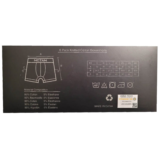 Mctam Boxershorts Herrenunterhose 12er Pack Gr. L
