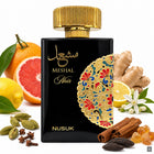 Nusuk Meshal Noir Extrait de Parfum 100 ml – orientalisch-holziger Unisex-Duft mit Amber und Moschus – Duftnoten
