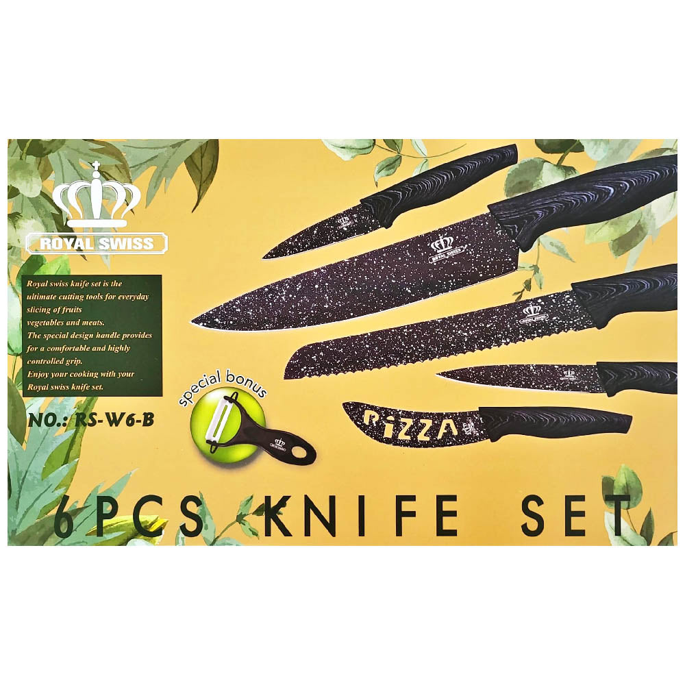 Royal Swiss Küchen Messer Set 6 teilig
