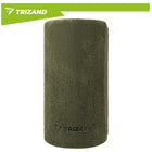 Trizand schnelltrocknendes Mikrofaser Handtuch 120x60 cm in Grau/Khaki – leichtes Sport- und Strandhandtuch mit Kordelzugbeut – Bild 14