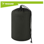 Trizand schnelltrocknendes Mikrofaser Handtuch 120x60 cm in Grau/Khaki – leichtes Sport- und Strandhandtuch mit Kordelzugbeut – Bild 15