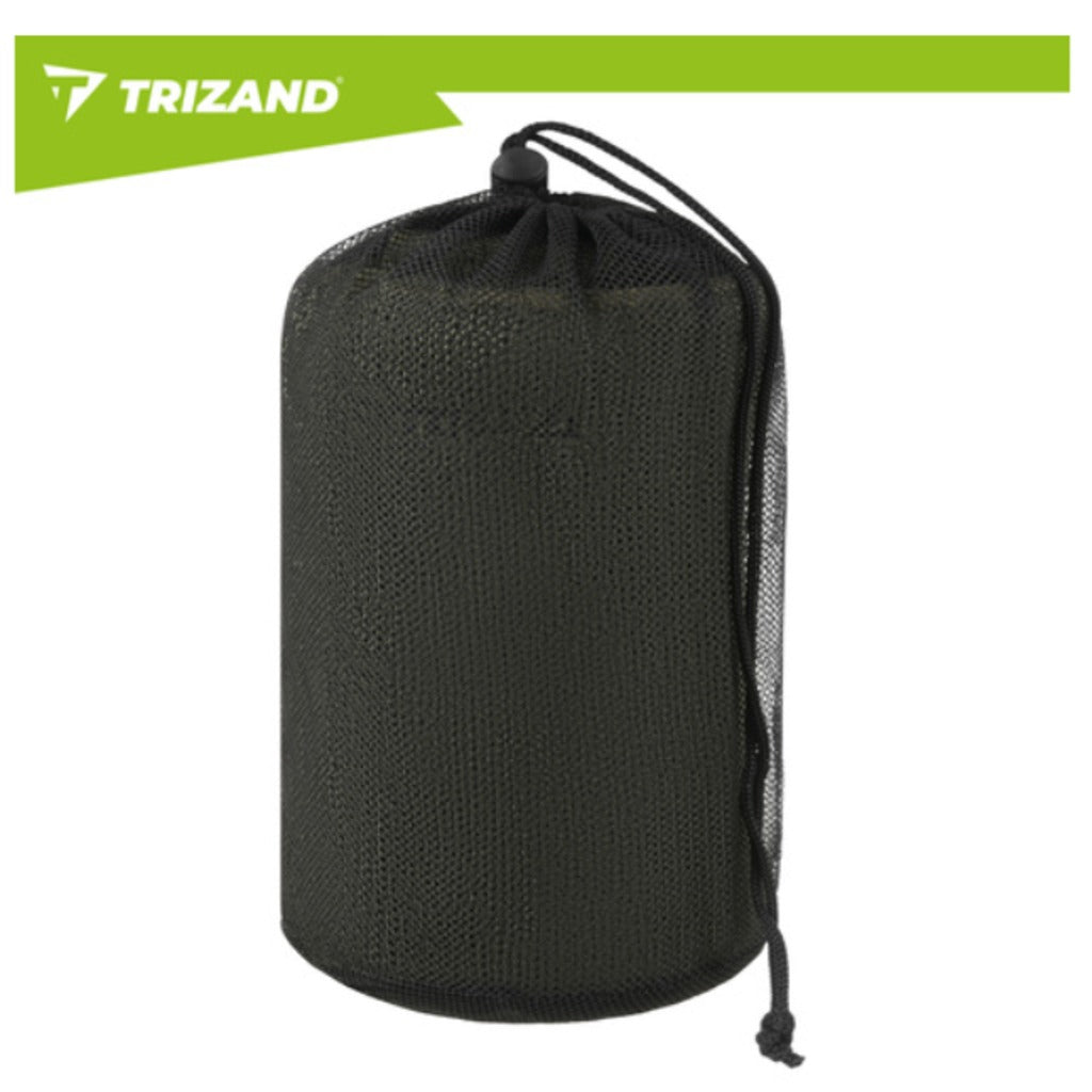 Trizand schnelltrocknendes Mikrofaser Handtuch 120x60 cm in Grau/Khaki – leichtes Sport- und Strandhandtuch mit Kordelzugbeut – Bild 15