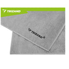 Trizand schnelltrocknendes Mikrofaser Handtuch 120x60 cm in Grau/Khaki – leichtes Sport- und Strandhandtuch mit Kordelzugbeut – Bild 7