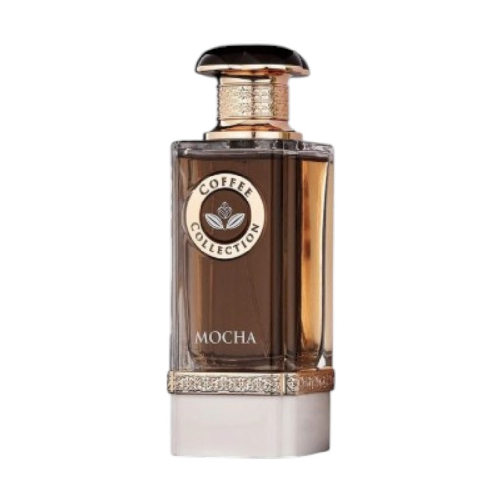 Fragrance World Mocha Eau de Parfum 100 ml – orientalischer Unisex-Duft mit Kaffee, Kakao, Vanille und Karamell