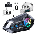 Bluetooth Motorrad Intercom Y12 Pro – Helm Headset mit Sprachassistent & Freisprechfunktion