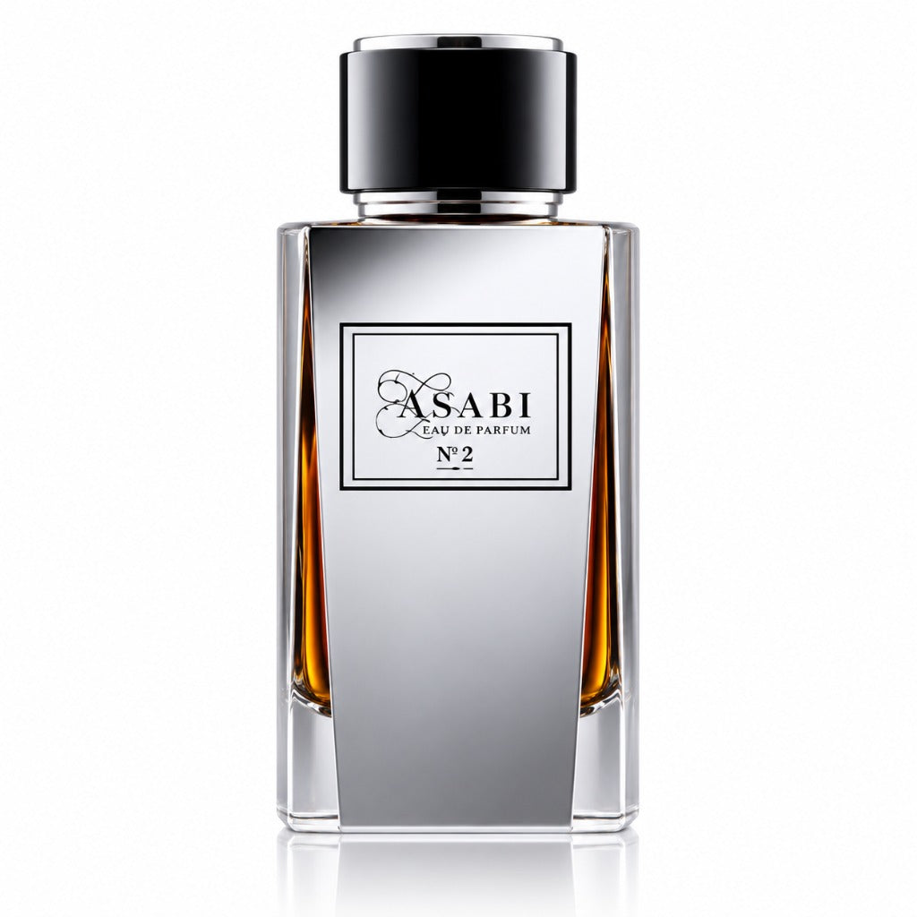 Asabi N°2 Intense Eau de Parfum 100 ml – orientalischer Unisex-Duft mit Jasmin, Safran, Zeder und Amber