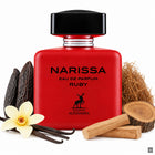Maison Alhambra Narissa Ruby Eau de Parfum 100 ml – orientalisch-blumiger Unisex-Duft mit Rose, Iris und Vanille – Duftnoten