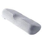 Orthopädisches Schlafkissen mit Formschaumunterstützung 45x16x10 cm weiß – Nackenstützkissen für Rückenschläfer – Bild 2