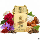 Lattafa Oud Mood Unisex Eau de Parfum 100 ml – langanhaltender orientalischer Duft mit Agarholz, Safran und Weihrauch – Duftn