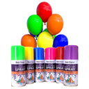 Partyset 6x Party Luftschlangenspray und 20x Luftballons Geburtstagsdeko