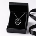 Personalisierte Herz Kette mit Gravur – Individueller Edelstahl Schmuck für besondere Momente