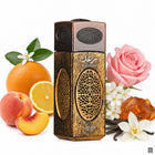 Lattafa Pride Raghad Eau de Parfum 100 ml – orientalisch blumiger Damenduft mit Pfirsich, Rose und Vanille – Duftnoten