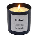 Relax Duftkerze von Linenbundle Lavendel Eukalyptus Jasmin Im Glas