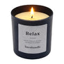 Relax Duftkerze von Linenbundle Lavendel Eukalyptus Jasmin Im Glas