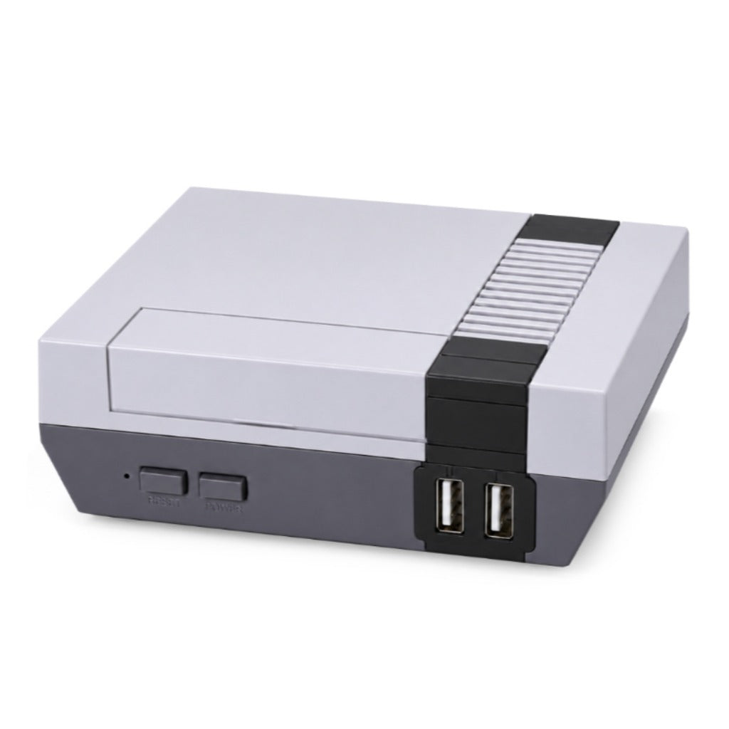 Retro TV-Spielkonsole mit 620 integrierten Spielen und 2 Controllern in Grau – Klassiker wie Mario und Contra – Bild 10