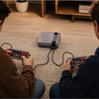 Retro TV-Spielkonsole mit 620 integrierten Spielen und 2 Controllern in Grau – Klassiker wie Mario und Contra – Bild 6