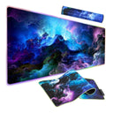 RGB Gaming Mauspad XXL – LED Mouse Pad mit Beleuchtung für PC & Laptop 90x40cm