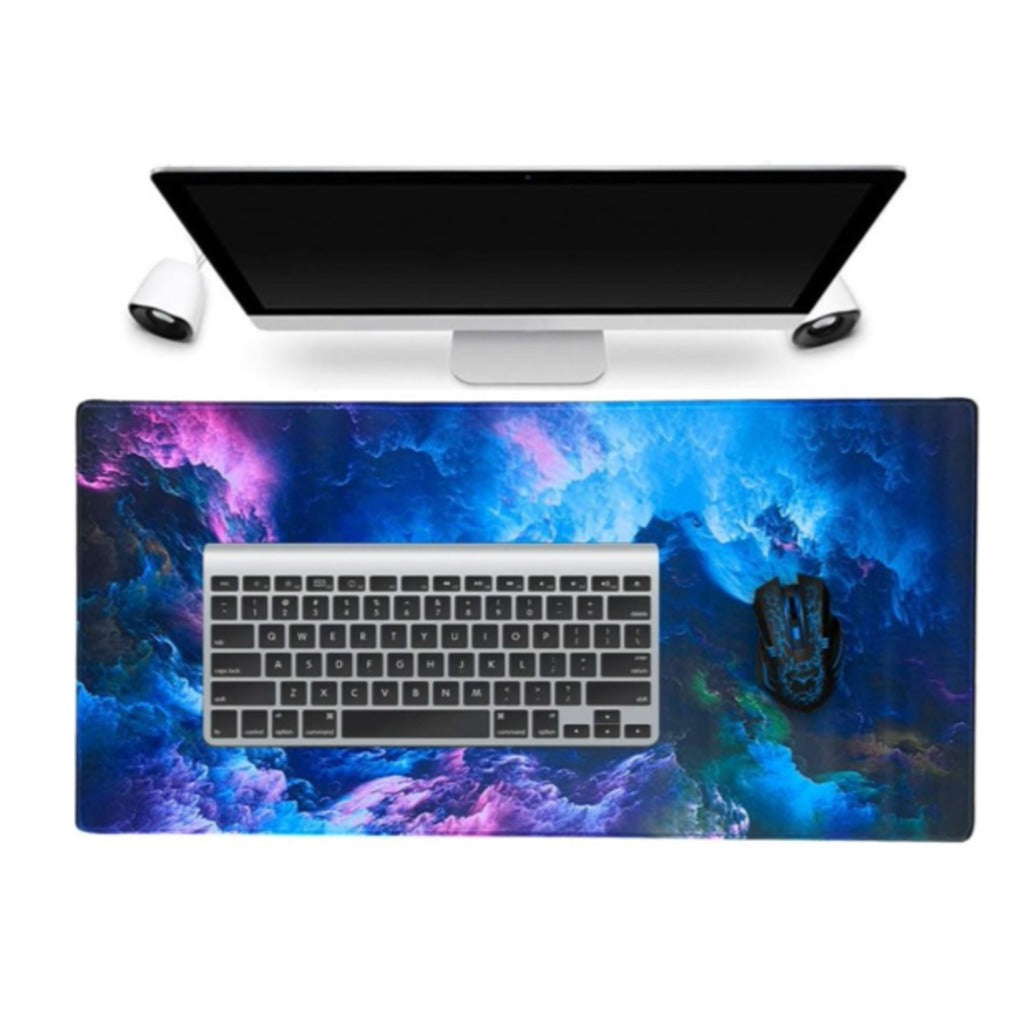 RGB Gaming Mauspad XXL 90x40cm mit LED-Beleuchtung – rutschfest, spritzwassergeschützt, 4 Modi, 7 Farben, USB, für PC und Lap – Bild 5