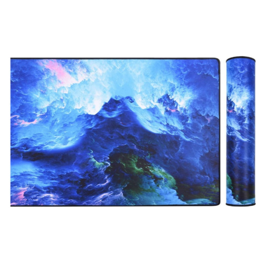 RGB Gaming Mauspad XXL 90x40cm mit LED-Beleuchtung – rutschfest, spritzwassergeschützt, 4 Modi, 7 Farben, USB, für PC und Lap – Bild 6