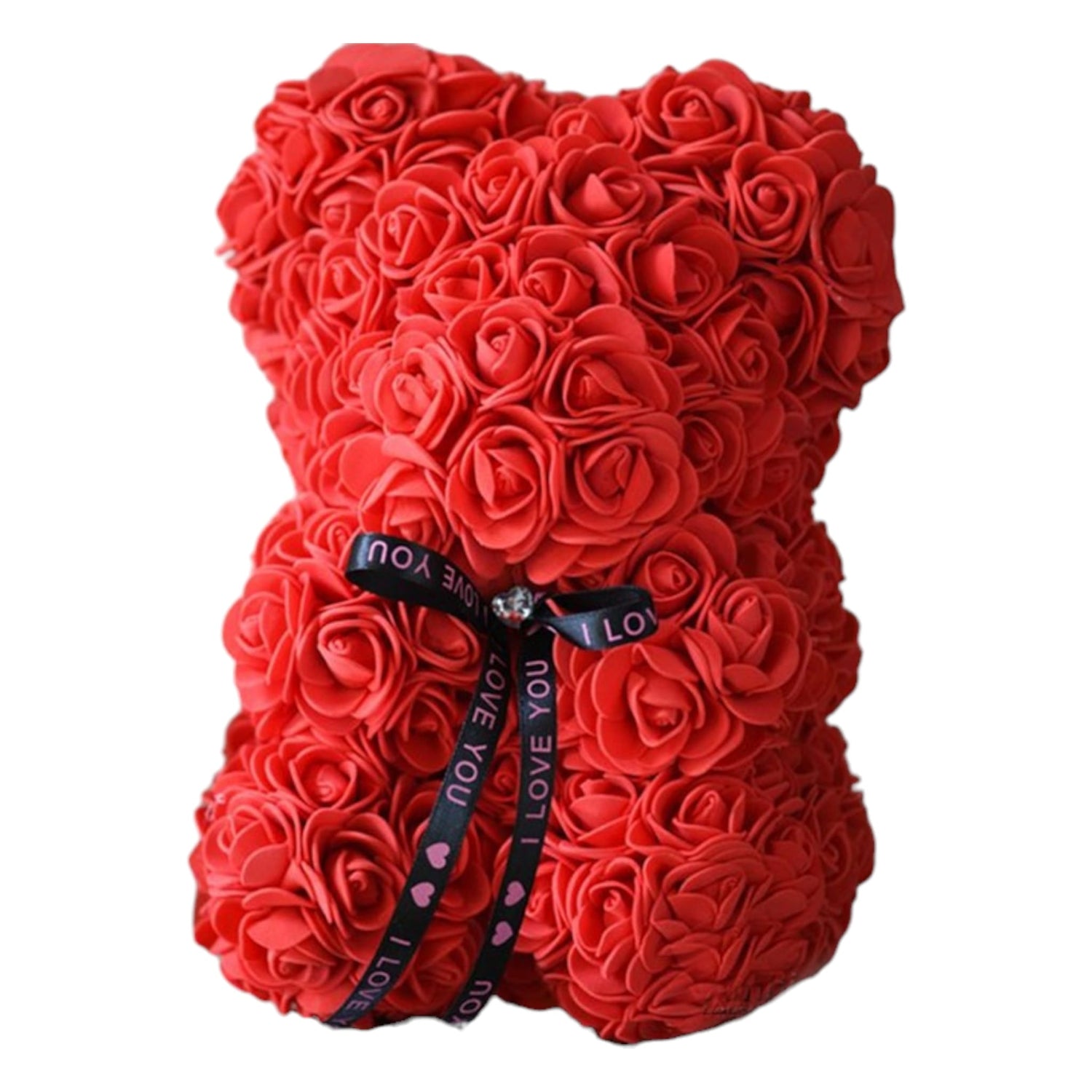 Rosenbär, Rose Teddy, Teddybär mit Rosenblüten Ideal als Geschenk