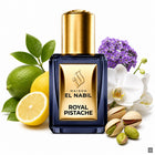 El Nabil Royal Pistazien Parfum Öl Roll-On 5 ml – süßer orientalischer Unisex-Duft mit Orchidee, Vanille und Moschus – Duftno
