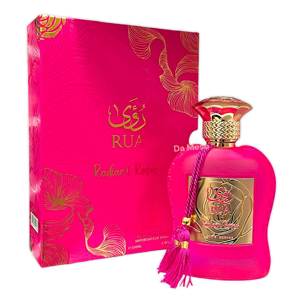 Paris Corner Rua Radiant Roses Eau de Parfum 100 ml – blumig-fruchtiger Unisex-Duft mit Rose, Pfirsich und Amber