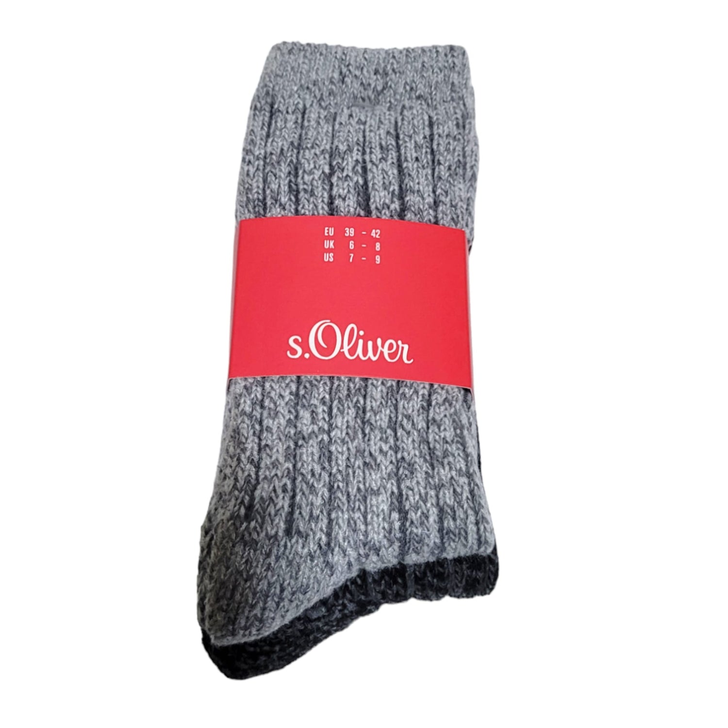 s.Oliver Socken 2er Pack Gr. 39-42 - Grau