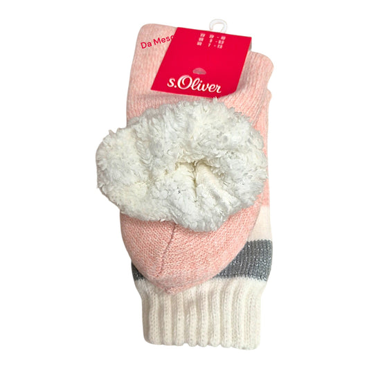 Kuschelsocken mit Noppen Teddyfellfütterung von s.Oliver Größe 39-40